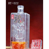 辽宁玻璃工艺酒瓶制造企业~河间宏艺公司厂价订购内置酒瓶