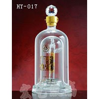 内蒙古手工工艺酒瓶加工企业-宏艺玻璃制品厂价供应内置酒瓶