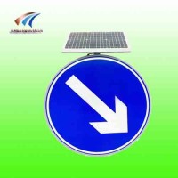 河北内发光交通标志牌可定制太阳能右侧行驶标志牌价格