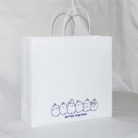 厂家货源印刷logo塑料袋手提购物袋包装袋