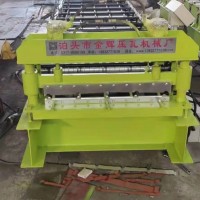 彩钢厂推荐金辉840压瓦机实体厂家店面压瓦机单板双层设备